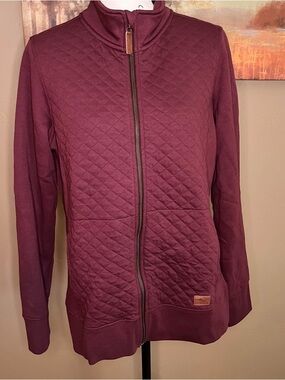 L.L. Bean Quilted Full Zip Sweatshirt